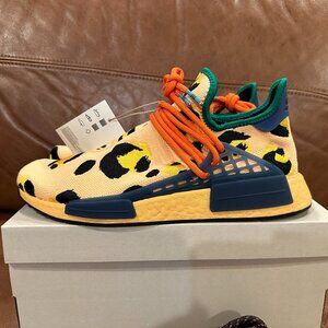 Adidas NMD Hu Pharrell Animal Print! Leopard/Pulse/Amber - NWT Mens Sz 9